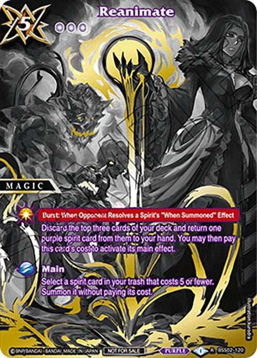 Image for Reanimate (World Championship Promotion Pack 2023) (Battle Spirits Saga Promo Cards) (BSS02-120) - Battle Spirits Saga