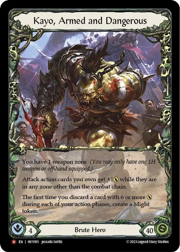 Image for Kayo, Armed and Dangerous (Heavy Hitters) (HVY001) - Flesh and Blood TCG