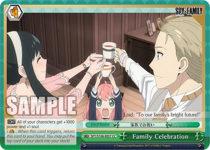 Image for Family Celebration (SPY x FAMILY) (SPY/S106-E057 CC) - Weiss Schwarz