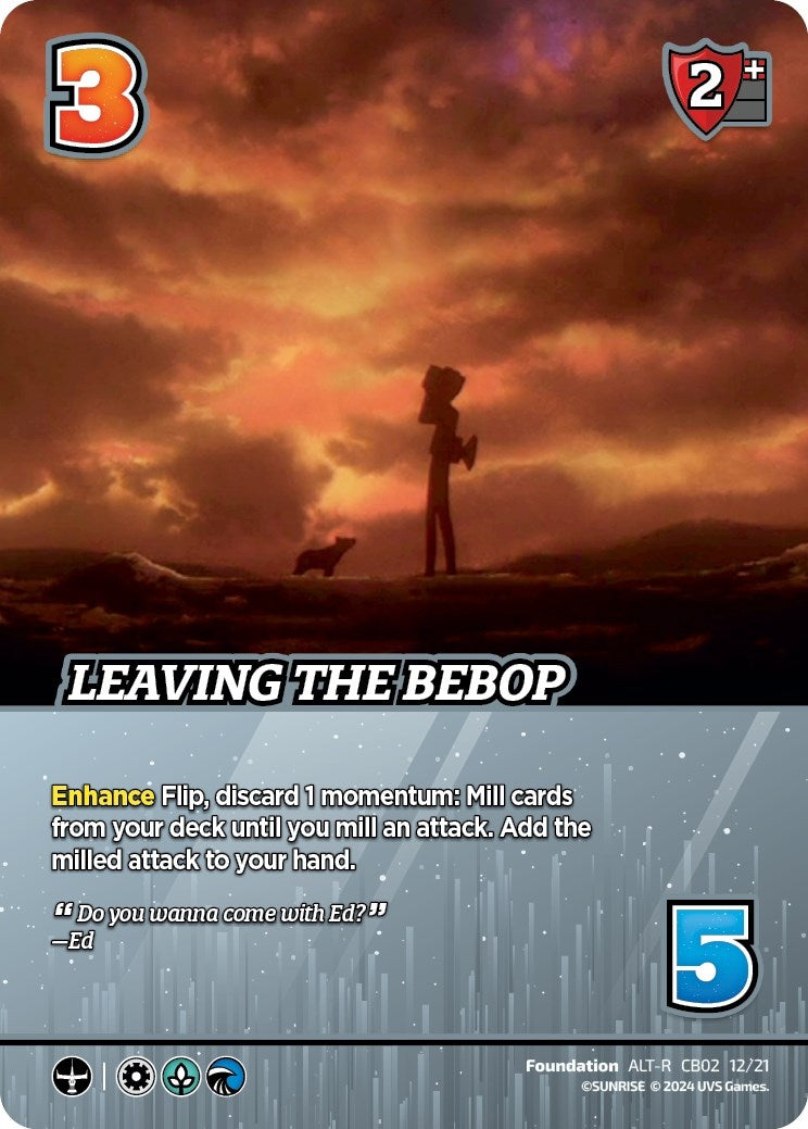 Image for Leaving the Bebop (Alternate Art) (Challenger Series: Cowboy Bebop and Trigun Stampede) (CB02 12/21) - UniVersus