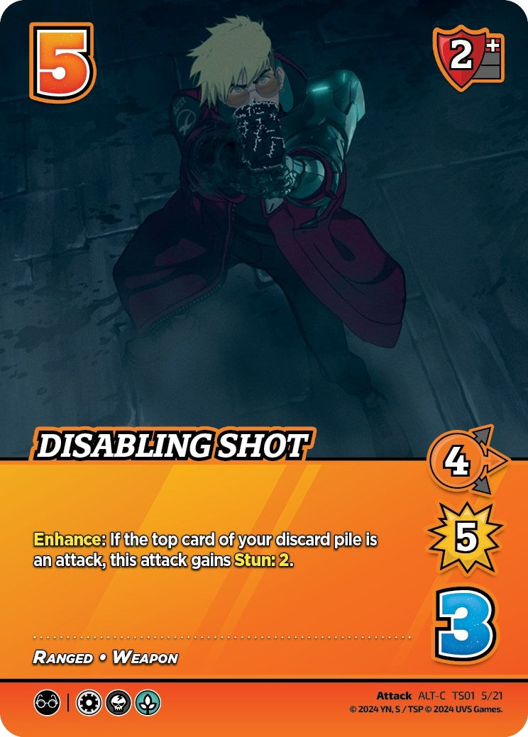 Image for Disabling Shot (Alternate Art) (Challenger Series: Cowboy Bebop and Trigun Stampede) (TS01 5/21) - UniVersus
