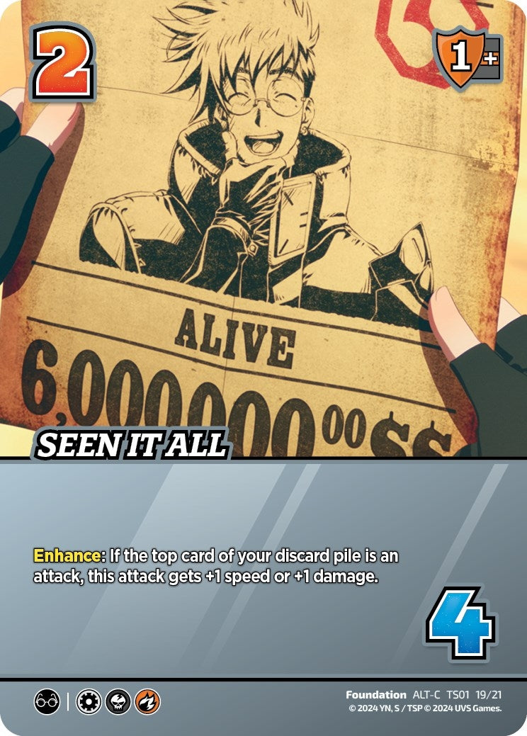 Image for Seen It All (Alternate Art) (Challenger Series: Cowboy Bebop and Trigun Stampede) (TS01 19/21) - UniVersus