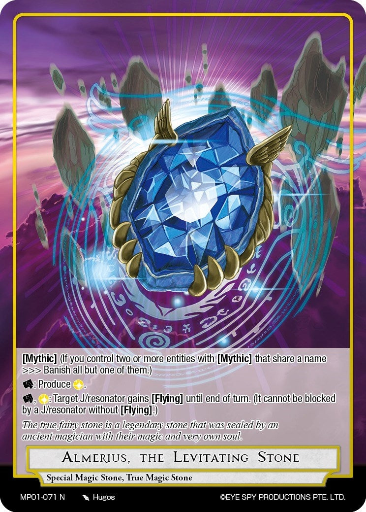 Image for Almerius, the Levitating Stone (Masterpiece "Pilgrim-Memories") (MP01-071 N) - Force of Will