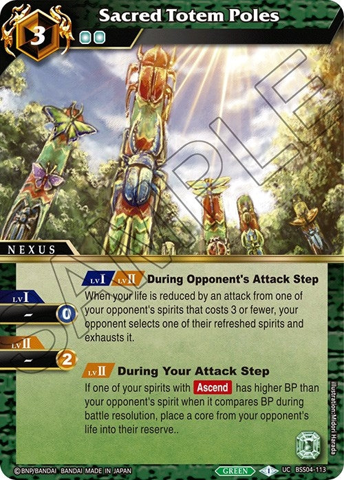 Image for Sacred Totem Poles (Savior of Chaos) (BSS04-113) - Battle Spirits Saga