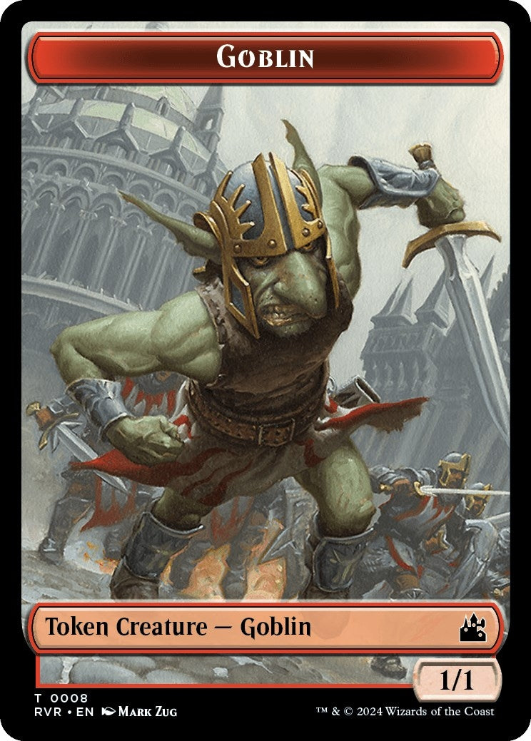 Image for Goblin (0008) // Zombie Double-Sided Token (Ravnica Remastered) (8 // 6) - Magic: The Gathering