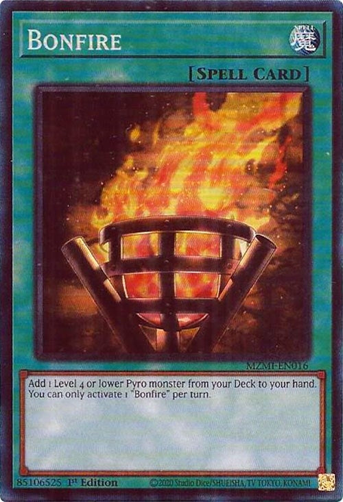 Image for Bonfire (CR) (Maze of Millennia) (MZMI-EN016) - YuGiOh