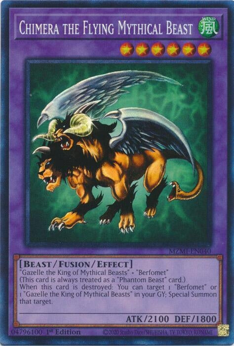 Image for Chimera the Flying Mythical Beast (CR) (Maze of Millennia) (MZMI-EN040) - YuGiOh