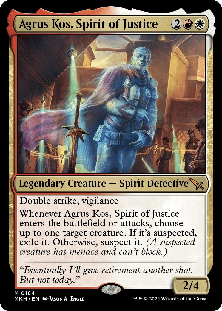 Image for Agrus Kos, Spirit of Justice (Murders at Karlov Manor) (184) - Magic: The Gathering
