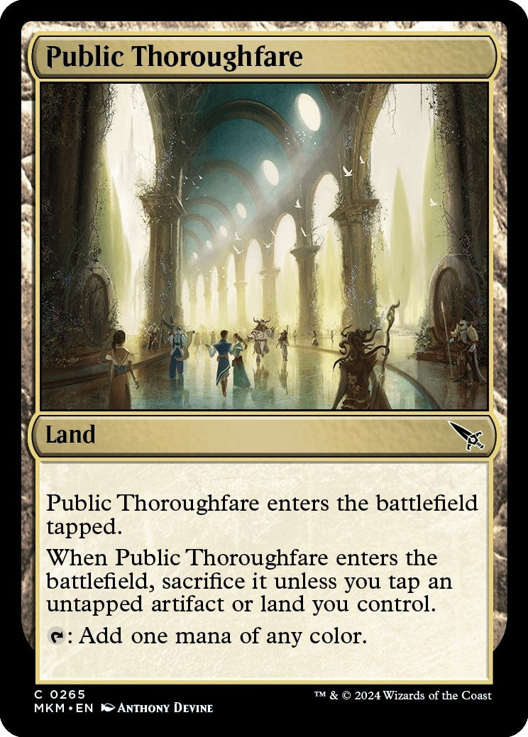 Image for Public Thoroughfare (Murders at Karlov Manor) (265) - Magic: The Gathering
