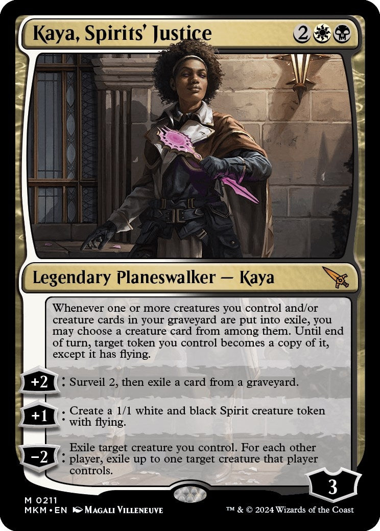 Image for Kaya, Spirits' Justice (Murders at Karlov Manor) (211) - Magic: The Gathering
