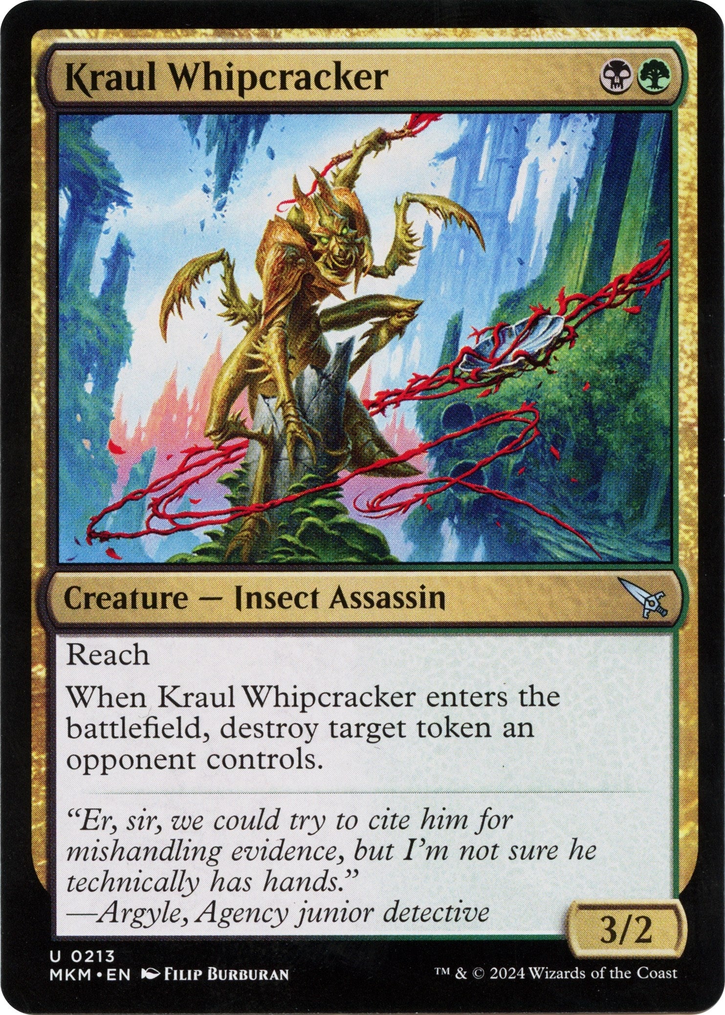 Image for Kraul Whipcracker (a) (Murders at Karlov Manor) (213) - Magic: The Gathering