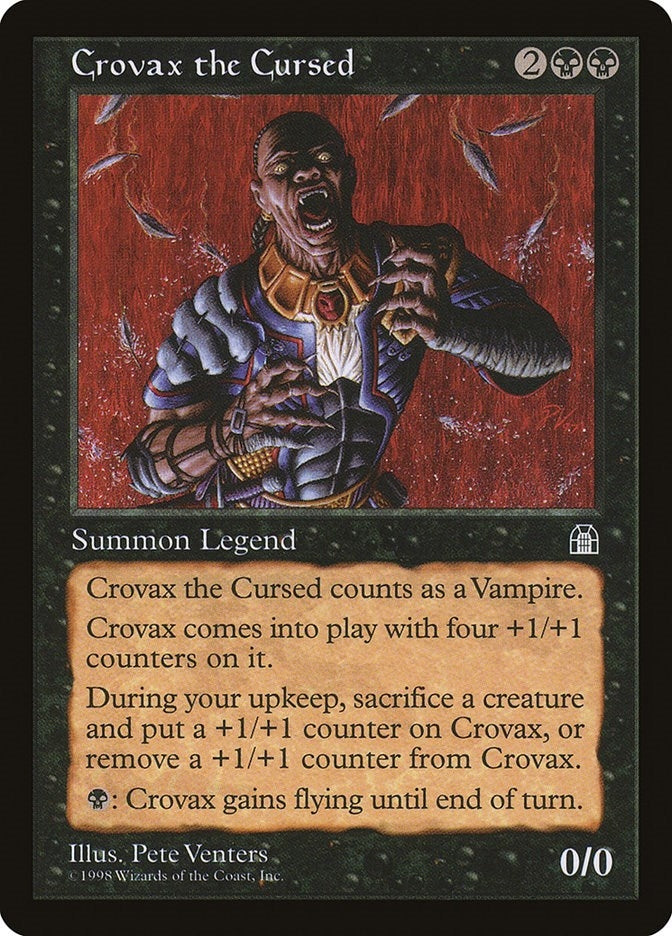 Image for Crovax the Cursed (Stronghold) - Magic: The Gathering