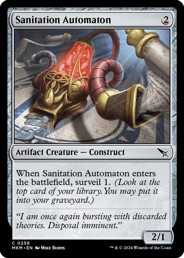 Image for Sanitation Automaton (Murders at Karlov Manor) (256) - Magic: The Gathering
