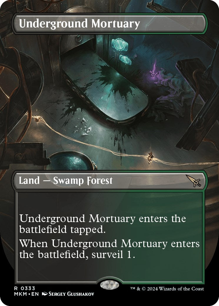 Image for Underground Mortuary (Borderless) (Murders at Karlov Manor) (333) - Magic: The Gathering