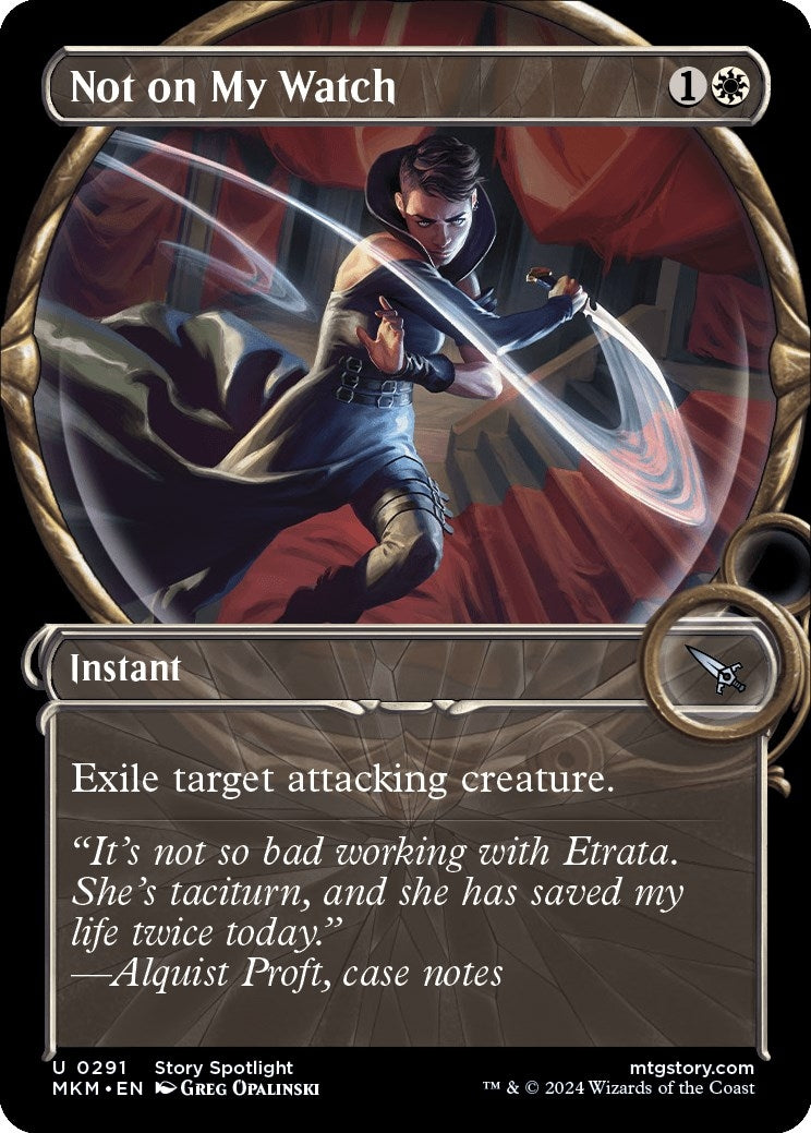 Image for Not on my Watch (Showcase) (Murders at Karlov Manor) (291) - Magic: The Gathering