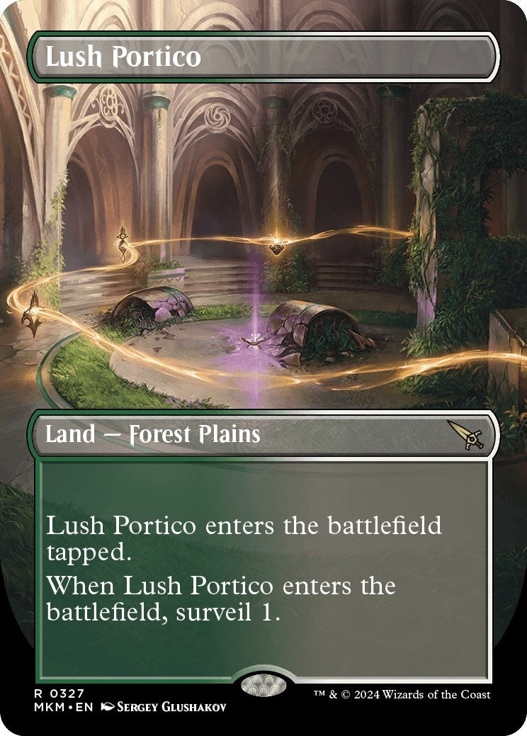 Image for Lush Portico (Borderless) (Murders at Karlov Manor) (327) - Magic: The Gathering