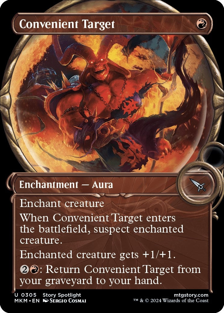 Image for Convenient Target (Showcase) (Murders at Karlov Manor) (305) - Magic: The Gathering