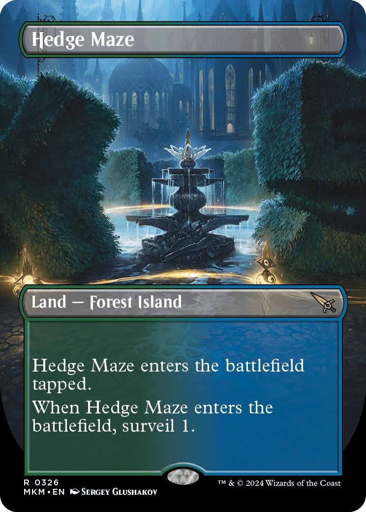Image for Hedge Maze (Borderless) (Murders at Karlov Manor) (326) - Magic: The Gathering