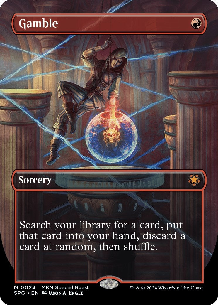 Image for Gamble (Borderless) (Special Guests) (24) - Magic: The Gathering