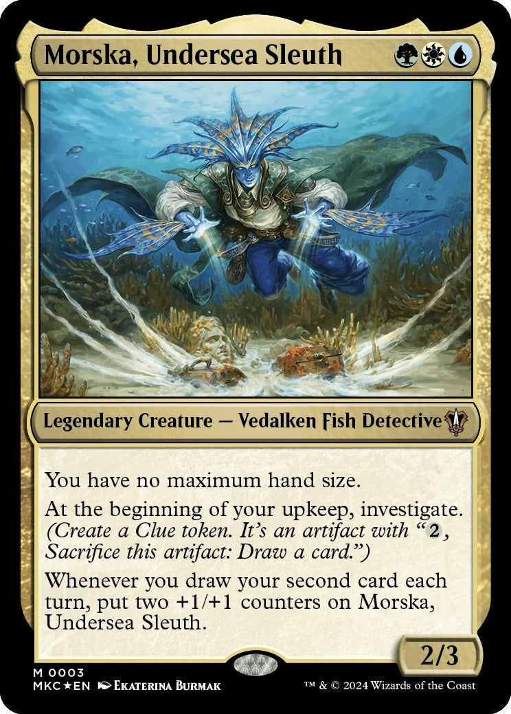 Image for Morska, Undersea Sleuth (Commander: Murders at Karlov Manor) (3) - Magic: The Gathering