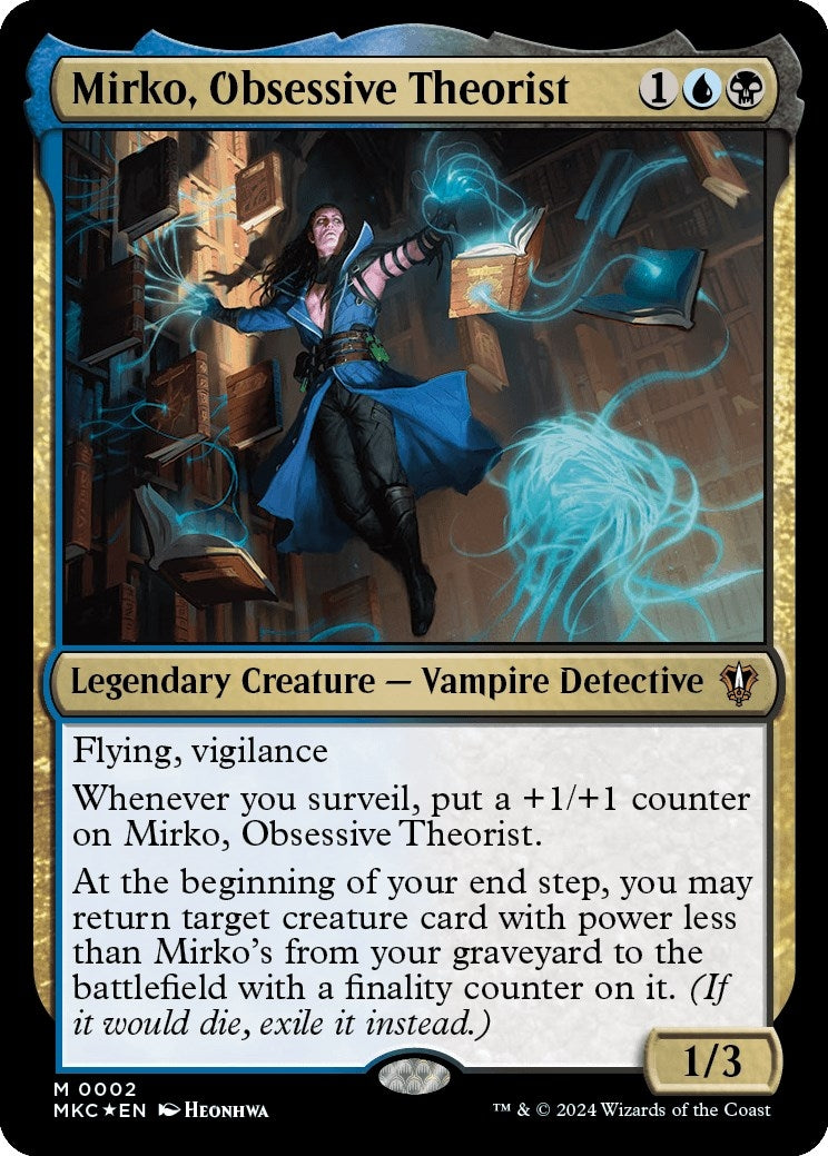 Image for Mirko, Obsessive Theorist (Commander: Murders at Karlov Manor) (2) - Magic: The Gathering