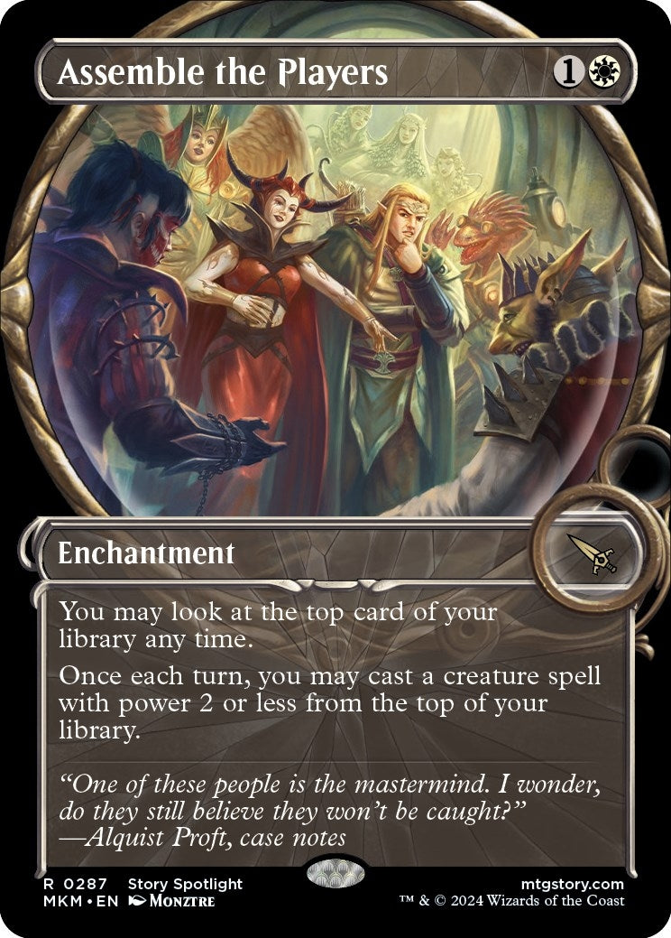 Image for Assemble the Players (Showcase) (Murders at Karlov Manor) (287) - Magic: The Gathering