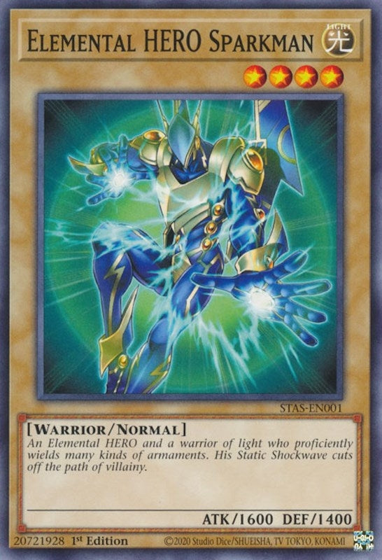 Image for Elemental HERO Sparkman (2-Player Starter Set) (STAS-EN001) - YuGiOh