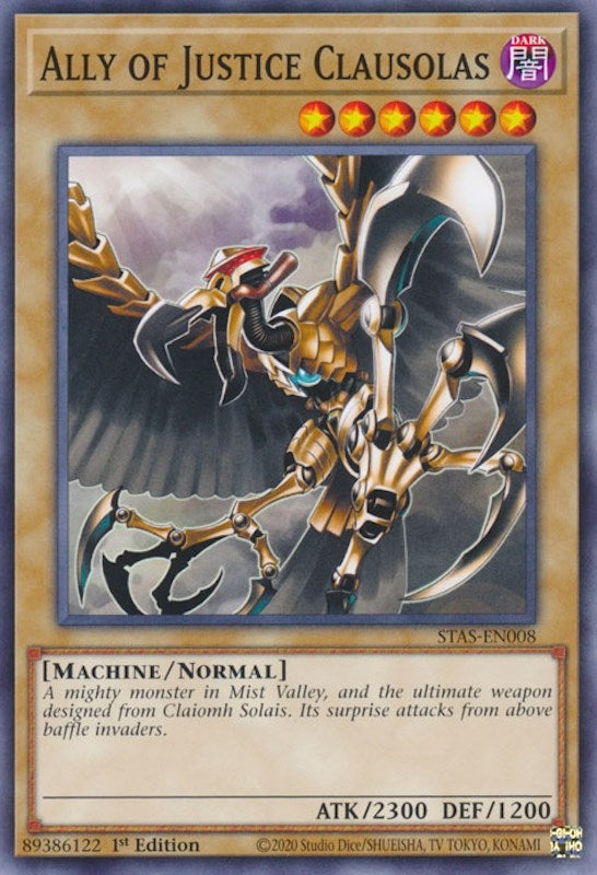 Image for Ally of Justice Clausolas (2-Player Starter Set) (STAS-EN008) - YuGiOh