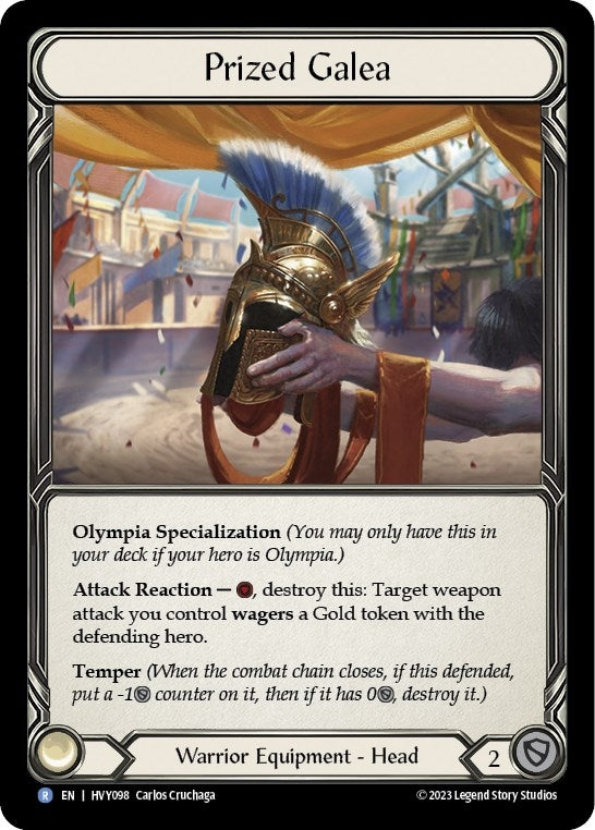 Image for Prized Galea (Heavy Hitters) (HVY098) - Flesh and Blood TCG