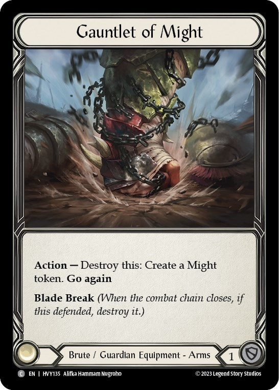 Image for Gauntlet of Might (Heavy Hitters) (HVY135) - Flesh and Blood TCG