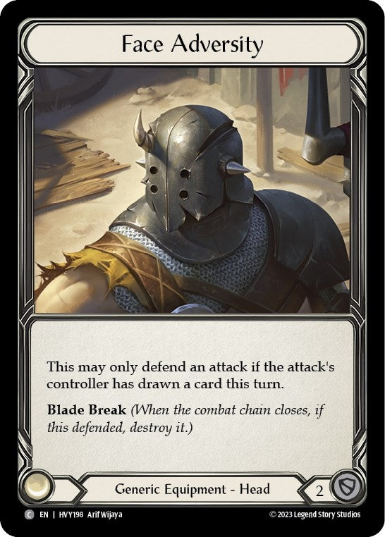 Image for Face Adversity (Heavy Hitters) (HVY198) - Flesh and Blood TCG
