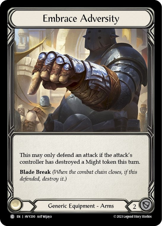 Image for Embrace Adversity (Heavy Hitters) (HVY200) - Flesh and Blood TCG