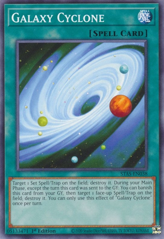 Image for Galaxy Cyclone (2-Player Starter Set) (STAS-EN038) - YuGiOh