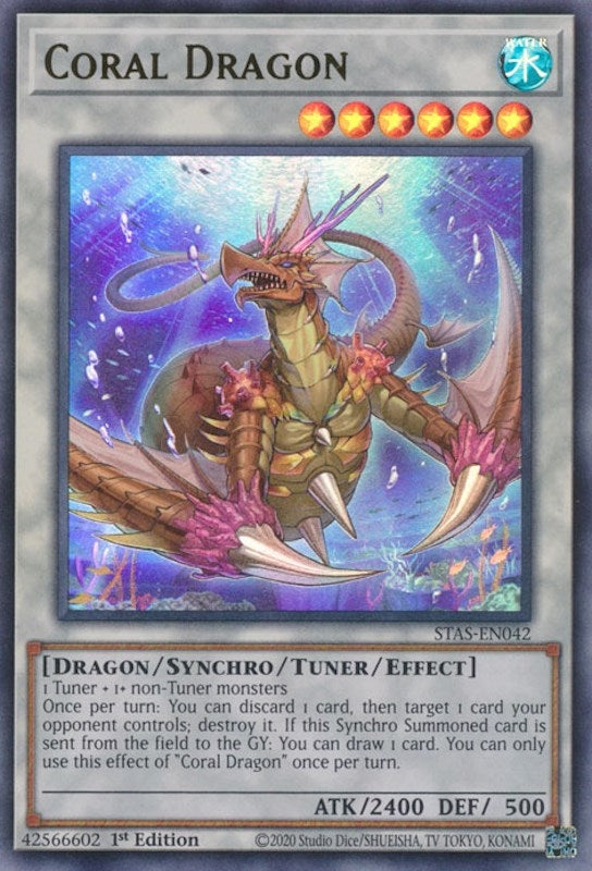 Image for Coral Dragon (2-Player Starter Set) (STAS-EN042) - YuGiOh