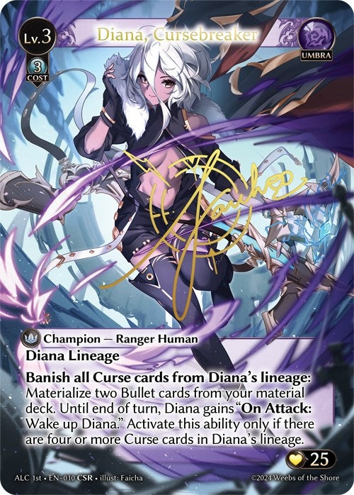 Image for Diana, Cursebreaker (CSR) (ALC1E) (Alchemical Revolution) (010) - Grand Archive TCG