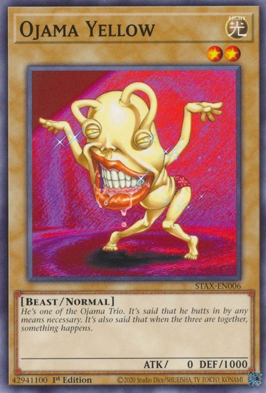 Image for Ojama Yellow (2-Player Starter Set) (STAX-EN006) - YuGiOh