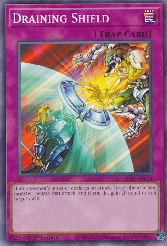 Image for Draining Shield (2-Player Starter Set) (STAX-EN010) - YuGiOh