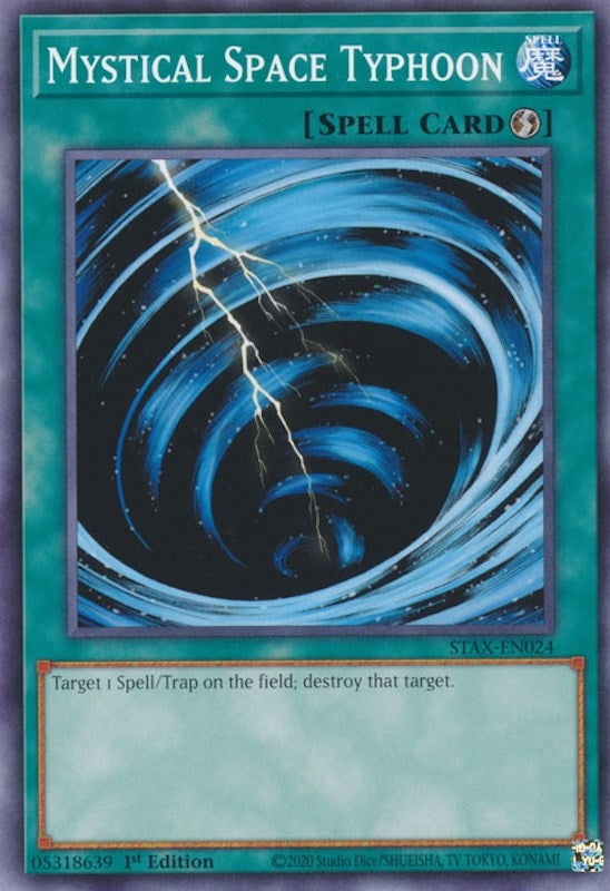 Image for Mystical Space Typhoon (2-Player Starter Set) (STAX-EN024) - YuGiOh