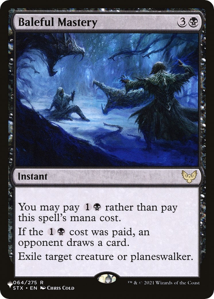 Image for Baleful Mastery (The List Reprints) (064/275) - Magic: The Gathering