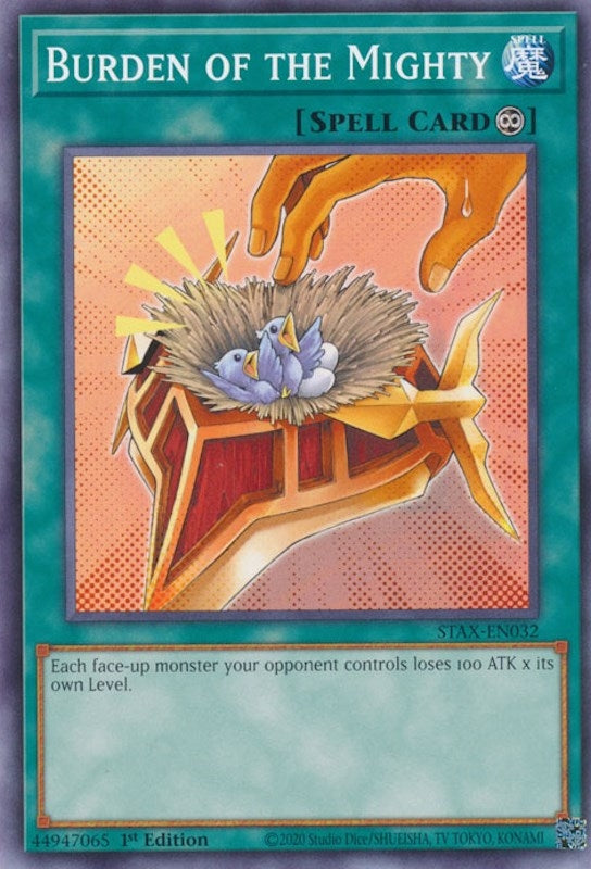Image for Burden of the Mighty (2-Player Starter Set) (STAX-EN032) - YuGiOh