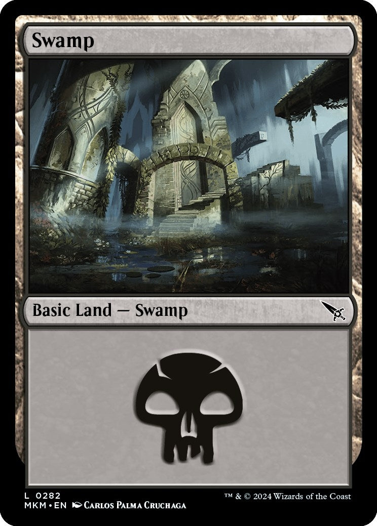 Image for Swamp (0282) (Murders at Karlov Manor) (282) - Magic: The Gathering