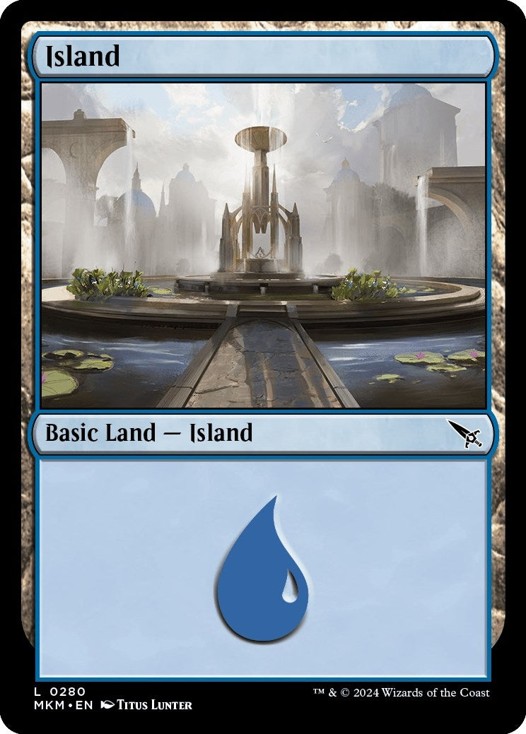 Image for Island (0280) (Murders at Karlov Manor) (280) - Magic: The Gathering