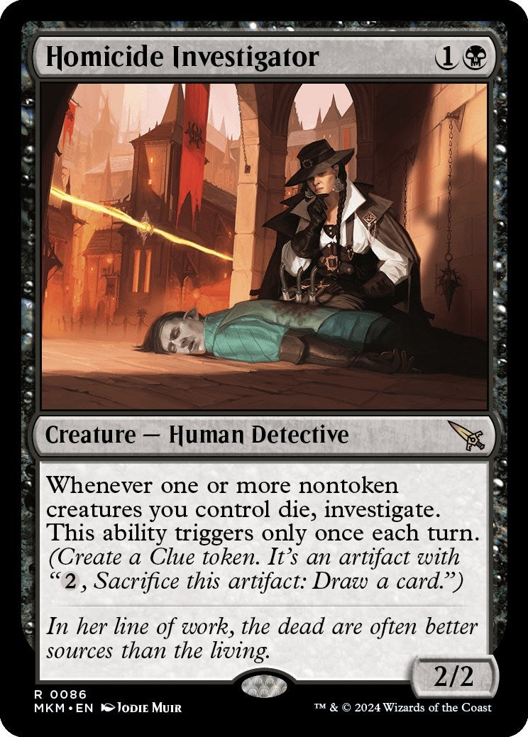 Image for Homicide Investigator (Murders at Karlov Manor) (86) - Magic: The Gathering
