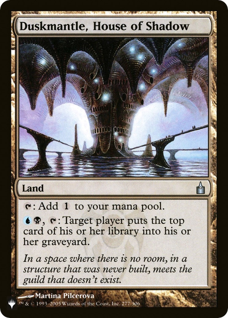 Image for Duskmantle, House of Shadow (The List Reprints) (277/306) - Magic: The Gathering