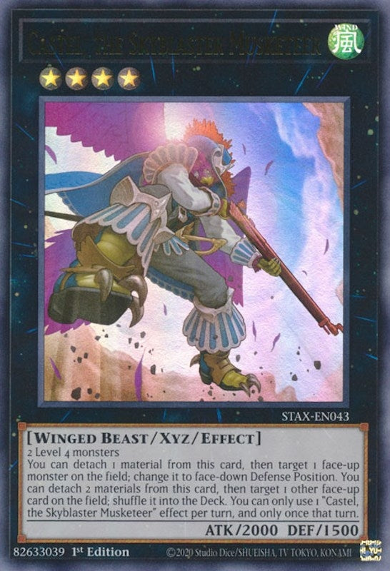 Image for Castel, the Skyblaster Musketeer (2-Player Starter Set) (STAX-EN043) - YuGiOh