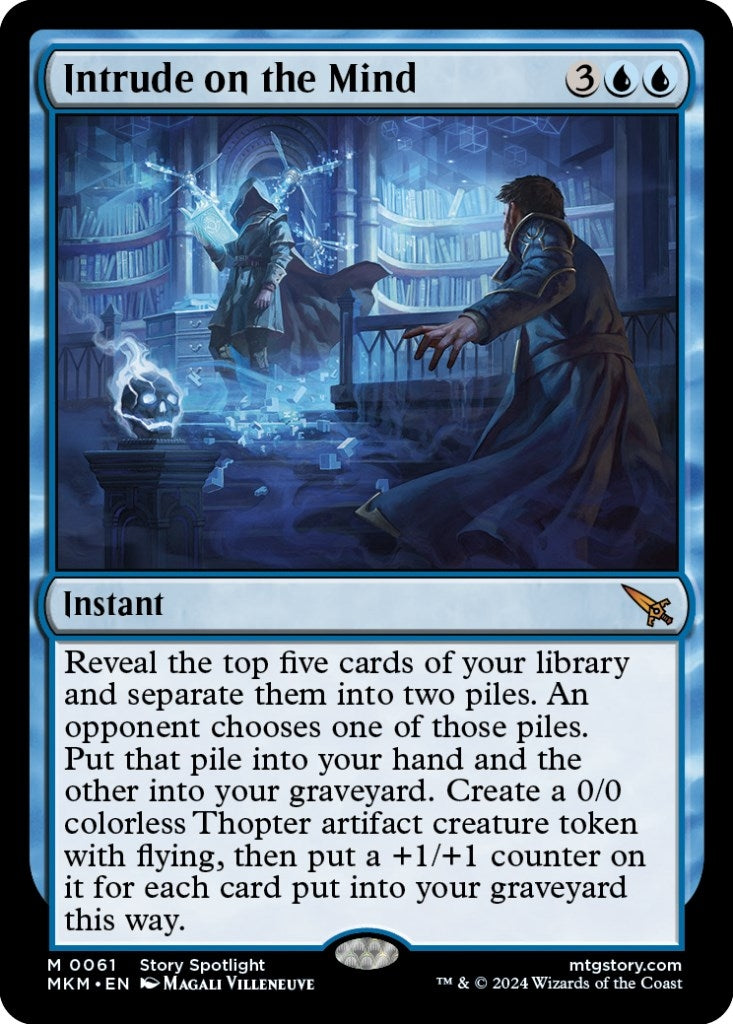 Image for Intrude on the Mind (Murders at Karlov Manor) (61) - Magic: The Gathering