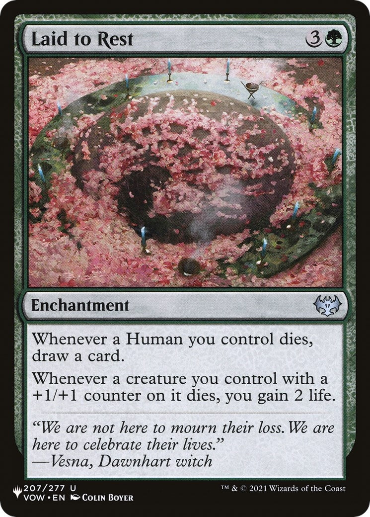 Image for Laid to Rest (The List Reprints) (207/277) - Magic: The Gathering