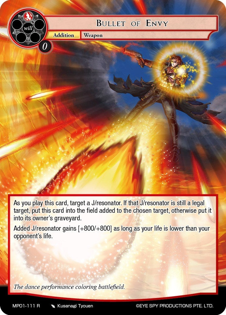 Image for Bullet of Envy (Masterpiece "Pilgrim-Memories") (MP01-111 R) - Force of Will