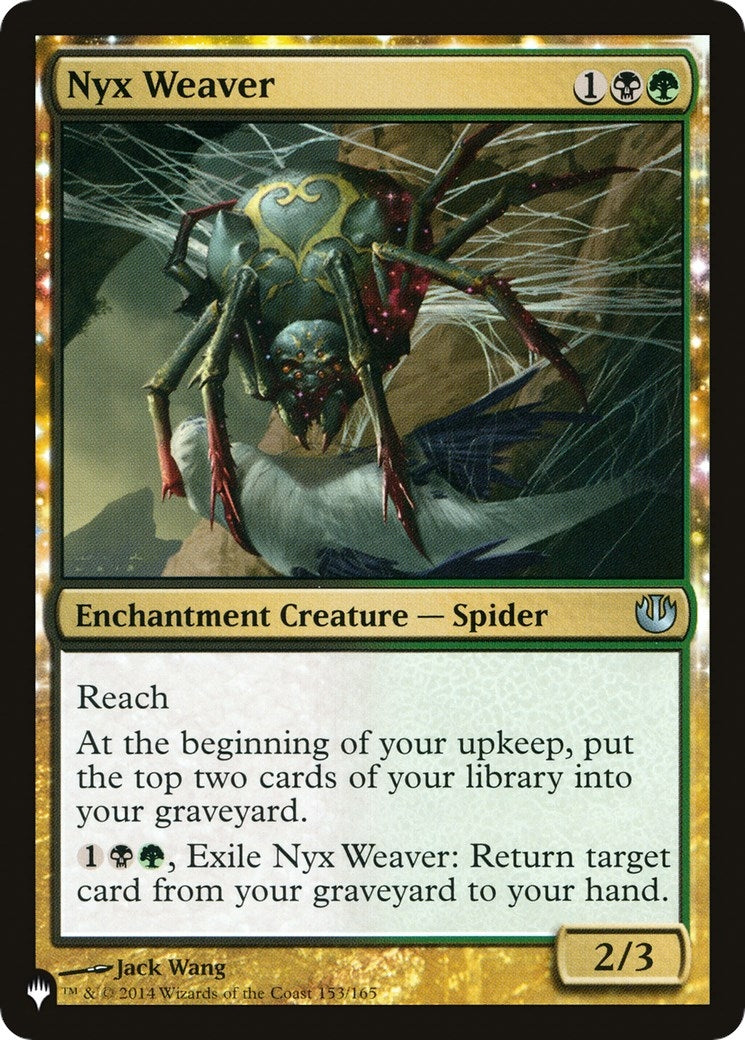 Image for Nyx Weaver (The List Reprints) (153/165) - Magic: The Gathering