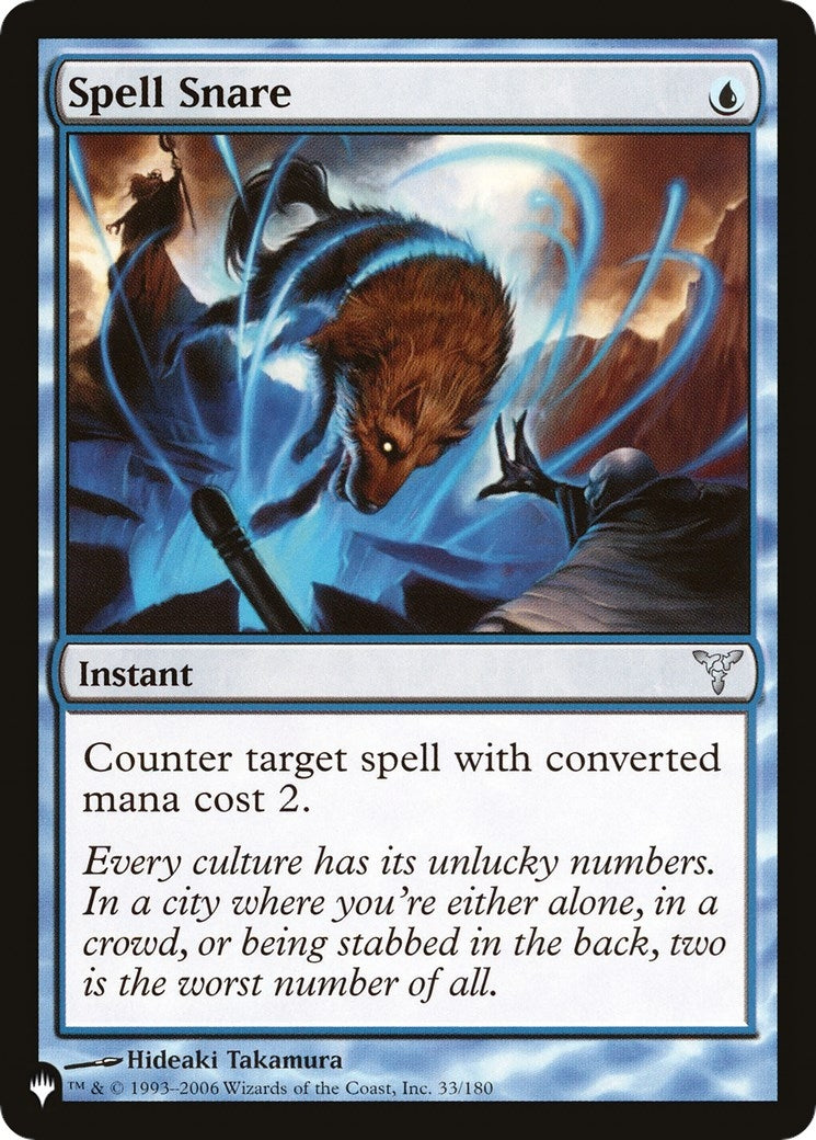 Image for Spell Snare (The List Reprints) (33/180) - Magic: The Gathering